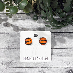 Cincinnati Bengals Jewelry | Cincinnati Bengals Studs | FENNO FASHION | Megan Fenno