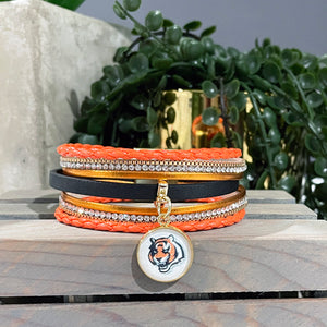Cincinnati Bengals Jewelry | Cincinnati Jewelry | Bengals Bracelet | FENNO FASHION