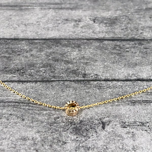 Gold  Dainty Circle Necklace | FENNO FASHION
