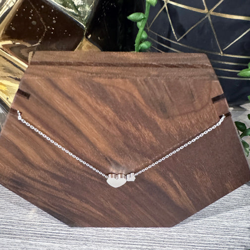 Double Hearts Mother Daughter Bond Necklace ROSE GOLD GOLD OR SILV FENNO FASHION LLC