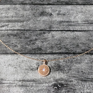North Star Necklace | Dainty Rose Gold Necklaces | FENNO FASHION