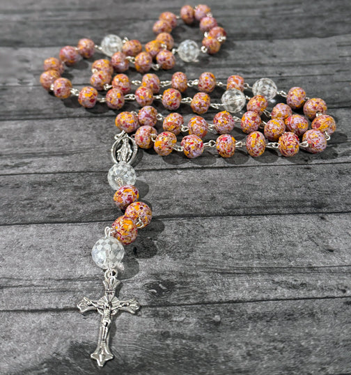 Remembrance Rosary Using Flower Petals FENNO FASHION, LLC