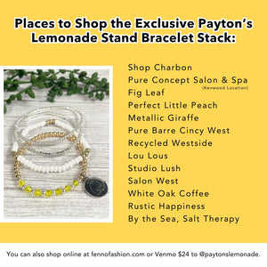 Payton's Lemonade Stand Bracelet | FENNO FASHION