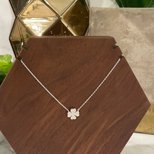 Lucky Little Shamrock Necklace (ROSE GOLD, GOLD OR SILVER) FENNO