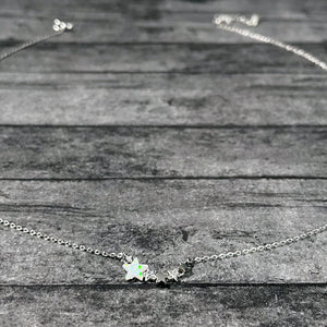 Opal Star Dainty Necklace | Star Necklace | FENNO FASHION | Megan Fenno