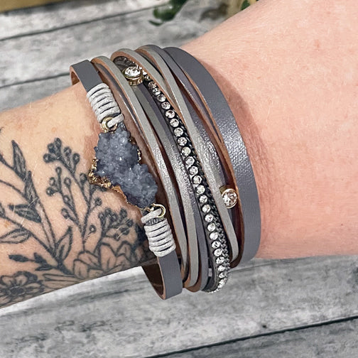 Wrap Bracelet shops with Magnetic Catch