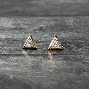 Gold Geometric Earrings | Megan Fenno | FENNO FASHION