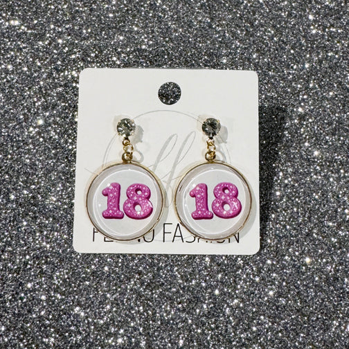 21st BIRTHDAY EARRINGS | MILESTONE BIRTHDAY EARRINGS | EARRINGS FOR 21 YEAR OLD | FENNO FASHION 