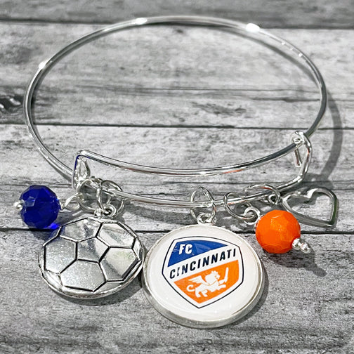 FC Cincy Bracelet | FC Cincinnati Jewelry | Megan Fenno | Soccer Jewelry | FENNO FASHION