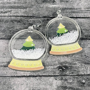 Christmas Earrings | Snow Globe Earrings | FENNO FASHION 