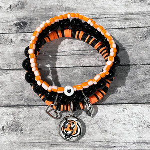Cincinnati Bengals Bracelet | Cincinnati Bengals Jewelry | Megan Fenno | FENNO FASHION