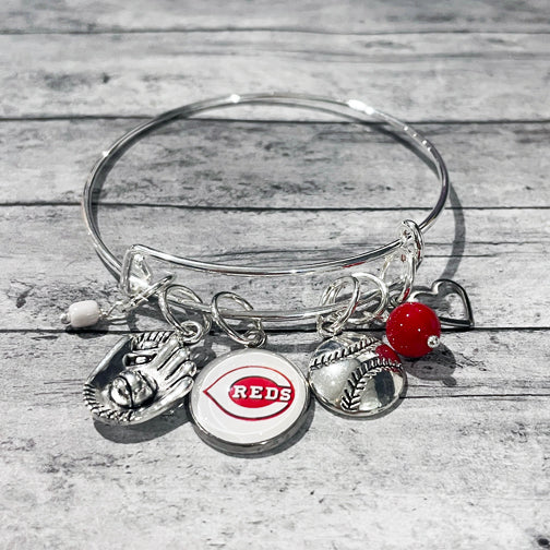 Cincinnati Reds Jewelry | Baseball Bracelet | Megan Fenno | FENNO FASHION