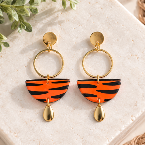 Cincinnati Bengals Jewelry | Cincinnati Bengals Earrings | Cincinnati Jewelry | FENNO FASHION | Cincinnati Jewelry Designer 