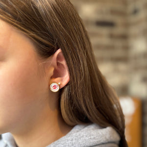 Cincinnati Reds Earrings | Cincinnati Reds Jewelry | Reds Accessories | FENNO FASHION | Megan Fenno