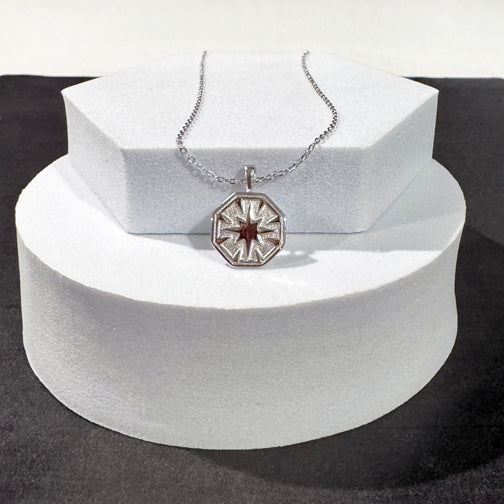 Compass Necklace | North Star Jewelry | Dainty North Star Necklace | FENNO FASHION