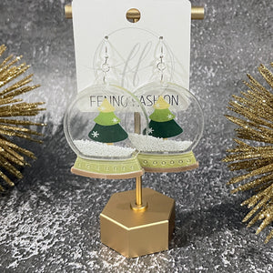 Christmas Earrings | Snow Globe Earrings | FENNO FASHION 