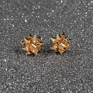 Gold Bow Earrings | Gold Bow Studs | Rose Gold Bow Studs | Christmas Earrings | Christmas Bow Earrings | FENNO FASHION