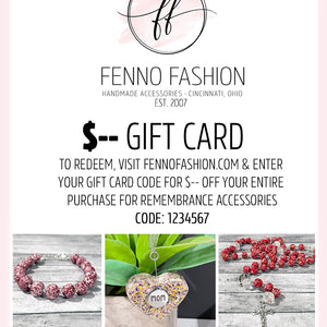 FENNO FASHION Gift Card | Handmade Jewelry Gift Card 