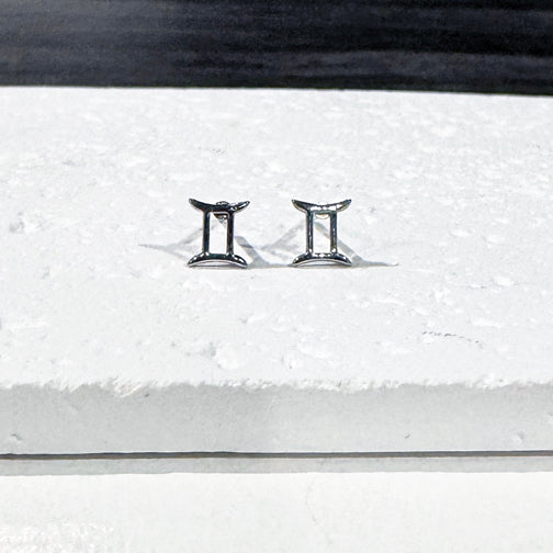Gemini Stud Earrings | Zodiac Studs | Zodiac Jewelry | Constellation Jewelry | FENNO FASHION