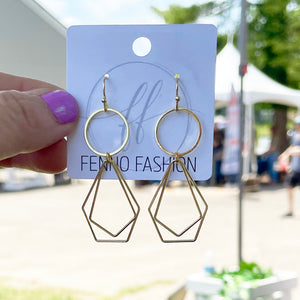 Geometric Earrings | Lightweight Earrings | Geometric Jewelry | FENNO FASHION | Megan Fenno