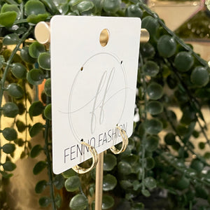 Small Gold Huggie Hoops | FENNO FASHION