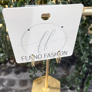 Small Gold Huggie Hoops | FENNO FASHION