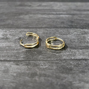 Small Gold Huggie Hoops | FENNO FASHION