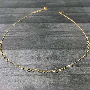 Gold Dainty Chain Layering Necklace | Gold Chain Necklace | Gold Layering Necklace | FENNO FASHION