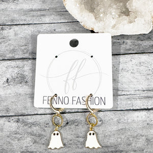 Halloween Ghost Earrings | FENNO FASHION | Halloween Jewelry 