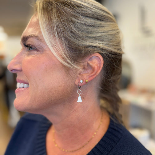 Halloween Ghost Earrings | FENNO FASHION | Halloween Jewelry 