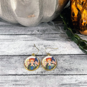 Halloween Sanderson Sisters Dangly Earrings | FENNO FASHION | Hocus Pocus Earrings 