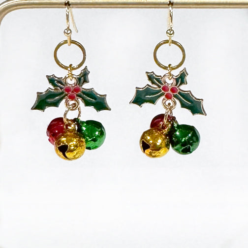 Jingle Bell Earrings | Christmas Jewelry | Christmas Earrings | FENNO FASHION