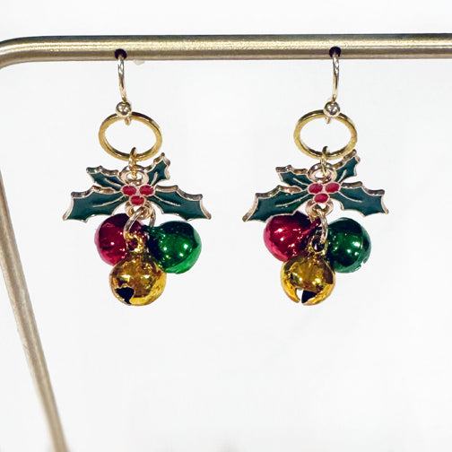 Jingle Bell Earrings | Christmas Jewelry | Christmas Earrings | FENNO FASHION