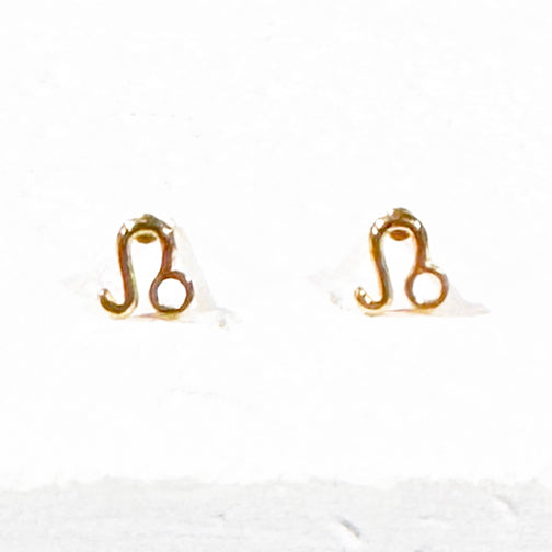 Leo Stud Earrings | Zodiac Studs | Zodiac Jewelry | Constellation Jewelry | FENNO FASHION