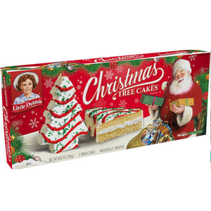 Little Debbie Christmas Cake Holiday Earrings (GOLD OR SILVER)