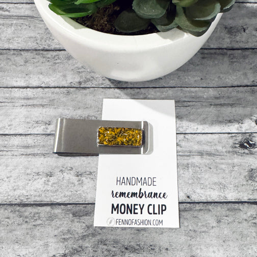 Memorial Money Clip | Remembrance Accessories | FENNO FASHION | Megan Fenno