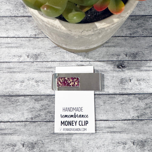 Memorial Money Clip | Remembrance Accessories | FENNO FASHION | Megan Fenno
