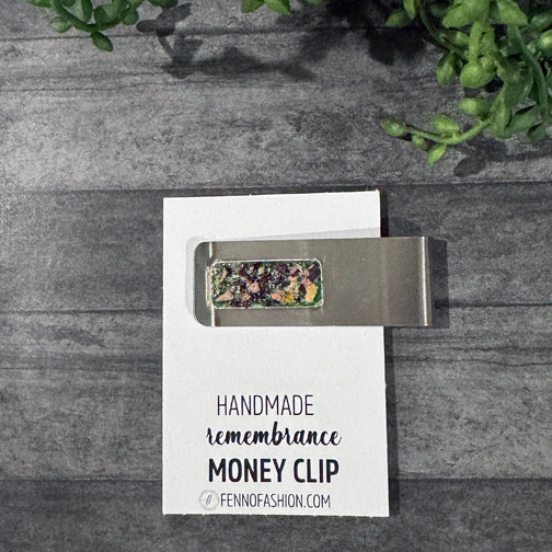 Memorial Money Clip | Remembrance Accessories | FENNO FASHION | Megan Fenno