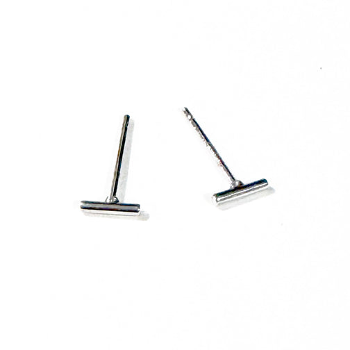 Minimalist Earrings | Small Bar Stud Earrings | Bar Studs | FENNO FASHION