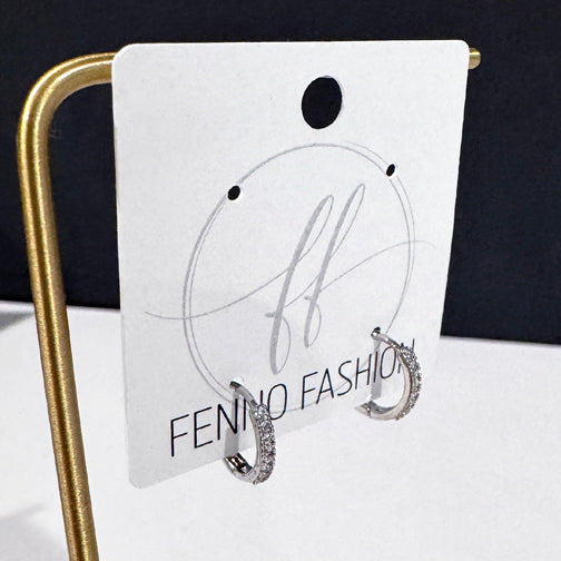 Minimalist Hoops | Small Hoop Earrings | Small Gold Hoop Earrings | Small Silver Hoop Earrings | FENNO FASHION