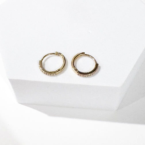 Minimalist Hoops | Small Hoop Earrings | Small Gold Hoop Earrings | Small Silver Hoop Earrings | FENNO FASHION