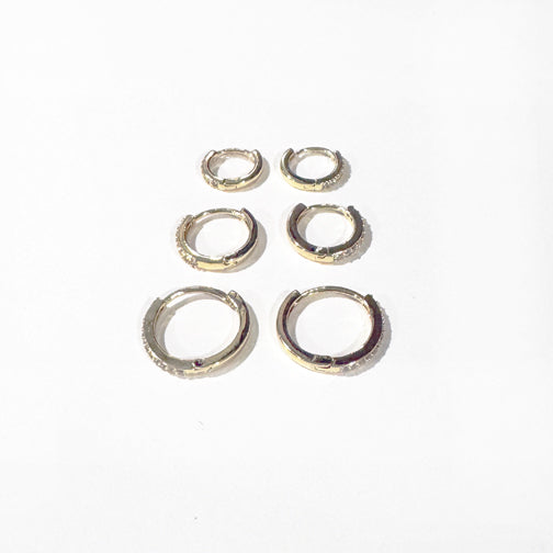 Minimalist Hoops | Small Hoop Earrings | Small Gold Hoop Earrings | Small Silver Hoop Earrings | FENNO FASHION