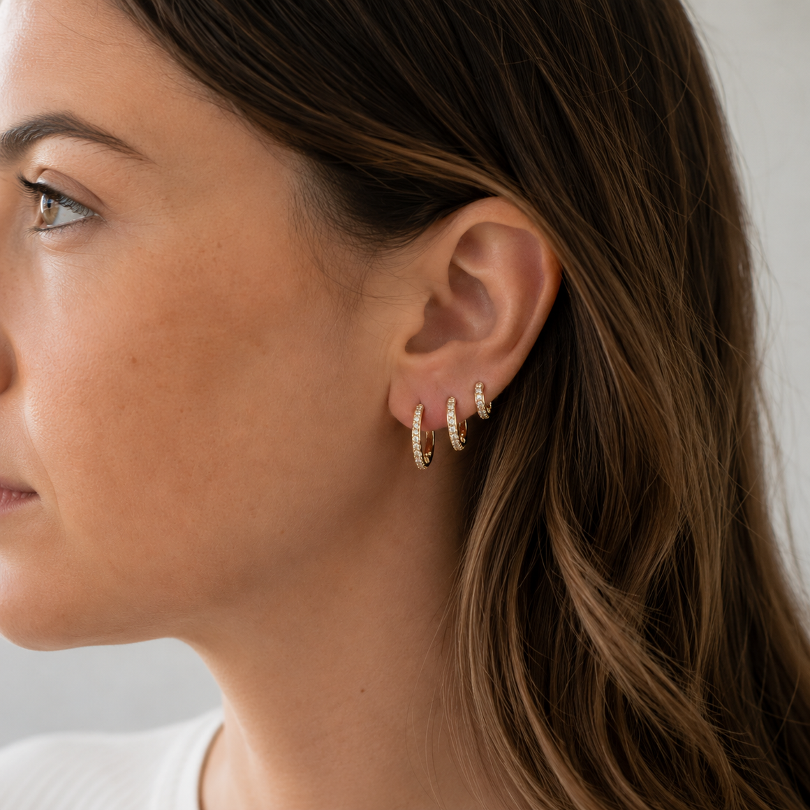Minimalist Hoops | Small Hoop Earrings | Small Gold Hoop Earrings | Small Silver Hoop Earrings | FENNO FASHION