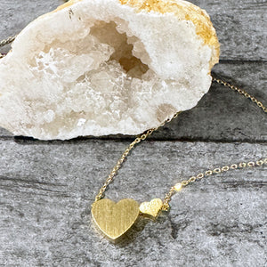 Mother Daughter Necklace | Mom and Daughter Bond Necklace | Necklace for Moms | Dainty Heart Necklace | FENNO FASHION