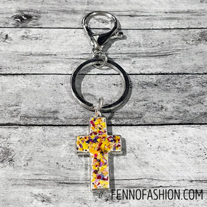 Remembrance Keychain using Flower Petals (MULTIPLE OPTIONS)