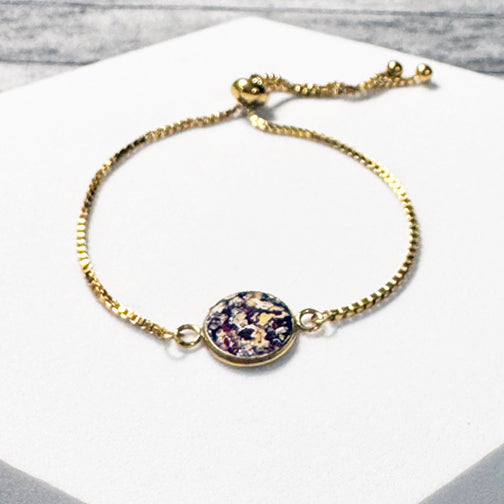 Remembrance Bracelet | Memorial Bracelet | Flower Petal Jewelry | Memorial Jewelry | Memorial Jewelry with Funeral Flowers | Funeral Flowers Jewelry | Funeral Flowers Keepsakes | Memorial Jewelry Cincinnati | FENNO FASHION | Megan Fenno
