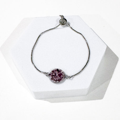 Remembrance Bracelet | Memorial Bracelet | Flower Petal Jewelry | Memorial Jewelry | Memorial Jewelry with Funeral Flowers | Funeral Flowers Jewelry | Funeral Flowers Keepsakes | Memorial Jewelry Cincinnati | FENNO FASHION | Megan Fenno