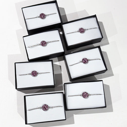 Remembrance Bracelet | Memorial Bracelet | Flower Petal Jewelry | Memorial Jewelry | Memorial Jewelry with Funeral Flowers | Funeral Flowers Jewelry | Funeral Flowers Keepsakes | Memorial Jewelry Cincinnati | FENNO FASHION | Megan Fenno