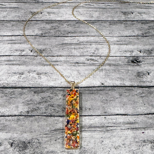 Remembrance Necklace | Memorial Jewelry | FENNO FASHION | Memorial Necklace with Funeral Flowers | Funeral Flower Jewelry | Megan Fenno | Cincinnati