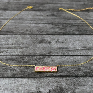 Memorial Jewelry | Remembrance Jewelry | Flower Jewelry | Fenno Fashion | Megan Fenno | Memorial Necklace